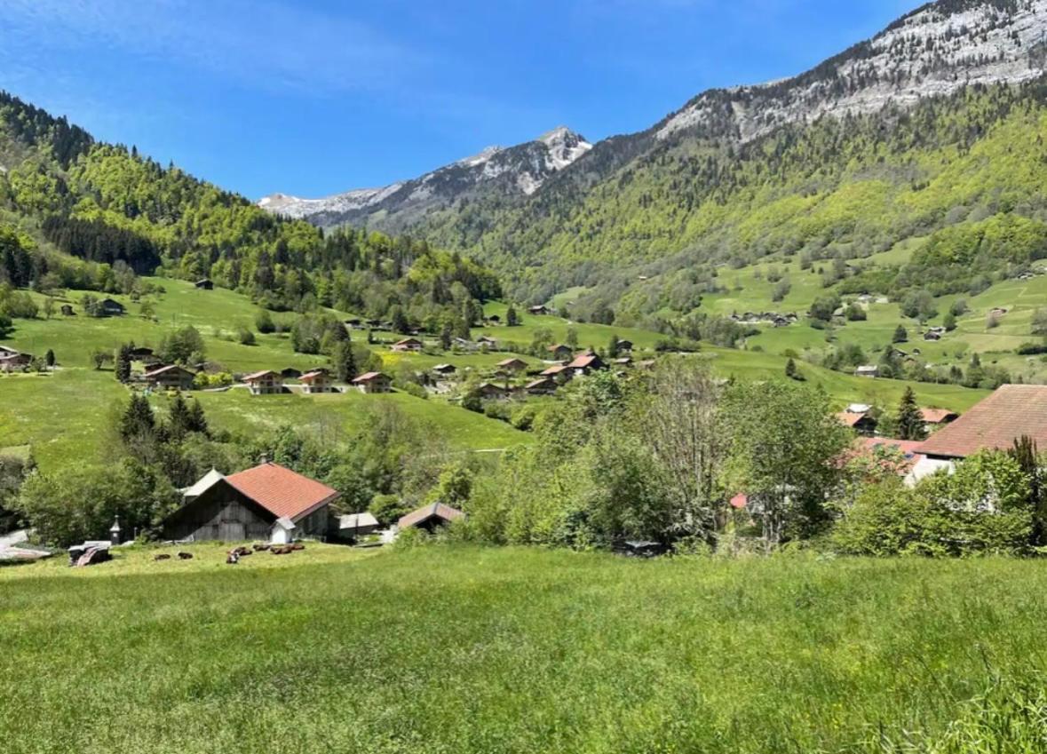 Neuf Chalet 4P Le Suet Jacuzzi Privatif Entremont Екстериор снимка
